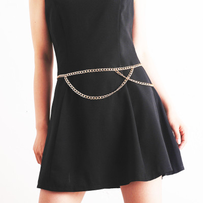 Belt xích thắt lưng chuỗi chain đơn giản basic siêu tôn dáng