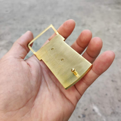 Mặt Khóa THÉP KHÔNG GỈ cho dây thắt lưng da cá sấu LOẠI 1!