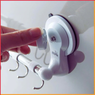 Móc Treo Đồ Hút Chân Không, Thanh Ngang Treo Đồ Kèm Móc - HÀNG CHÍNH HÃNG MINIIN