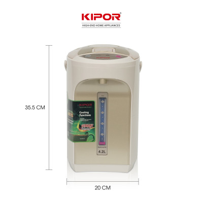 Bình thuỷ điện KIPOR KP-EP642 - 4,2L - Ruột bình inox 304 - Đun sôi nhanh, có tay cầm, chế độ tự bật, tự ngắt, 3 chế độ lấy nước - Hàng chính hãng