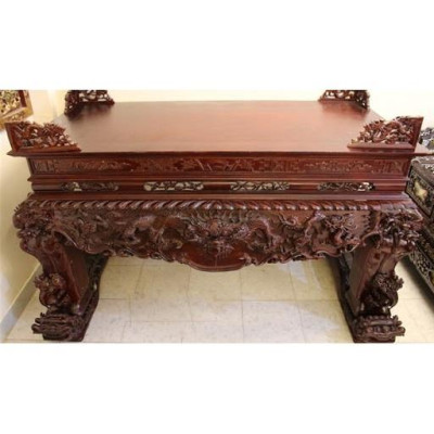 Sâp Thờ Tứ Linh Gỗ Gõ Đỏ