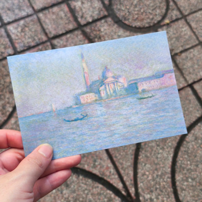 BỘ 100 POSTCARD TRANH MONET, GIẤY MỸ THUẬT 300G CAO CẤP – Nho Xanh