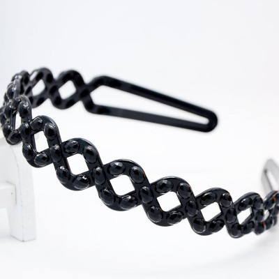 Bờm cài tóc nam nữ có răng lược bản năng động