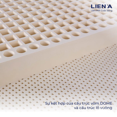 Đệm Cao Su Liên Á Classic cao 10cm- GIƯỜNG ĐƠN - Cao Su Thiên Nhiên 100%