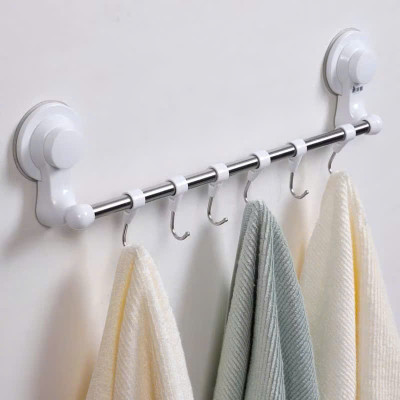 Móc Treo Đồ Hút Chân Không, Thanh Ngang Treo Đồ Kèm Móc - HÀNG CHÍNH HÃNG MINIIN