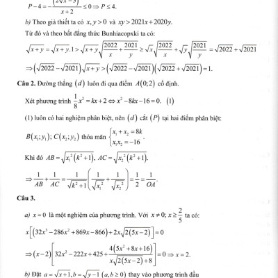 Sách Bộ Đề Ôn Luyện Thi Vào Lớp 10 THPT Chuyên Môn Toán