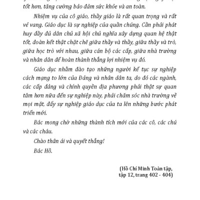 Thầy Cô Trong Hành Trình Của Bạn 