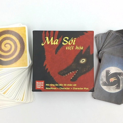 Combo Vòng Quanh Thế Giới Board Game - Sách Độc Quyền Fahasa + Thẻ Bài Ma Sói Character Việt Hóa