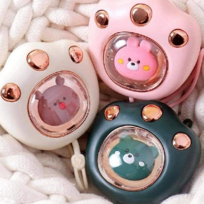 Máy Sưởi Ấm Cầm Tay Hình Chân Gấu - Sạc USB - Tùy Chỉnh Chế Độ Ấm, Tắt / Bật - giao mầu ngẫu nhiên