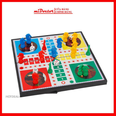 Cờ Cá Ngựa Nam Châm Cho Bé miDoctor Cực Đại Kích thước 38 x 38cm - Vỏ Hộp Màu Đỏ