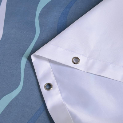 Rèm Nhà Tắm, Phòng Tắm Không Thấm Nước Vải Polyester, Họa Tiết Hoạt hình thuyền buồm