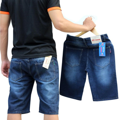 Quần Đùi Bò Nam Andromeda Phom Đứng Wash Nhẹ Vải Dày Không Ra Màu