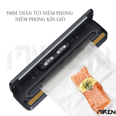 Máy Hút Chân Không Thực Phẩm Vacumm Sealer Đa Năng Hàn Miệng Túi Cao Cấp – Chế Độ Hút Khô, Ướt, Thịt & Chế Độ Hút, Seal Thủ Công Cho Thực Phẩm Rau Củ Quả. Hạt, Bột, Mềm Tùy Chọn. Hàng Chính Hãng 