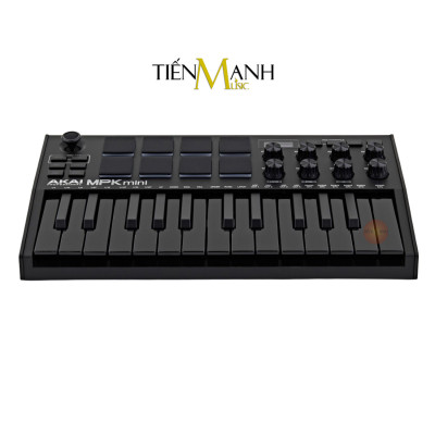 Akai MPK Mini MK3 - Midi Compact Keyboard Controller Bàn Phím Sáng Tác Sản Xuất Âm Nhạc Producer Hàng Chính Hãng - Kèm Móng Gẩy DreamMaker
