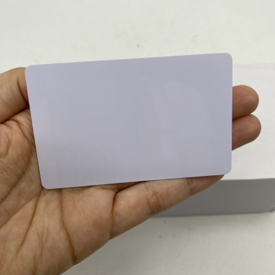[ Set 10 thẻ] Phôi thẻ nhựa PVC trắng 