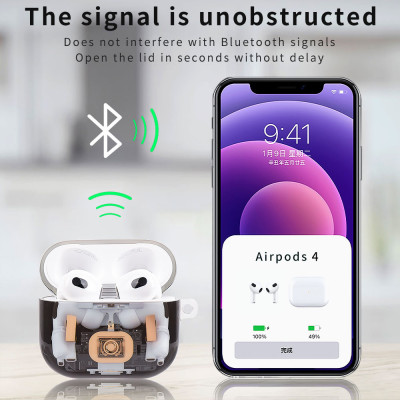 Bao Case Ốp X-ray Cho Airpods Pro 2 / Airpods 4 - Hàng Chính Hãng