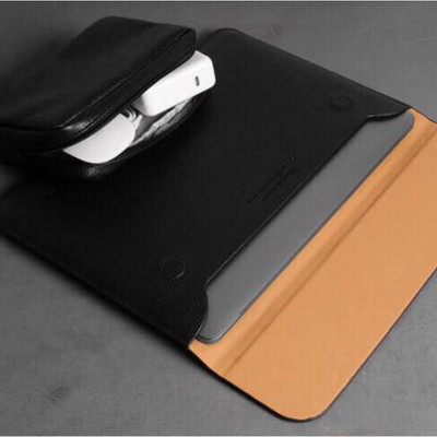 BAO DA, TÚI DA, CẶP DA CHỐNG SỐC CHO MACBOOK, LAPTOP, SURFACE KÈM VÍ ĐỰNG PHỤ KIỆN