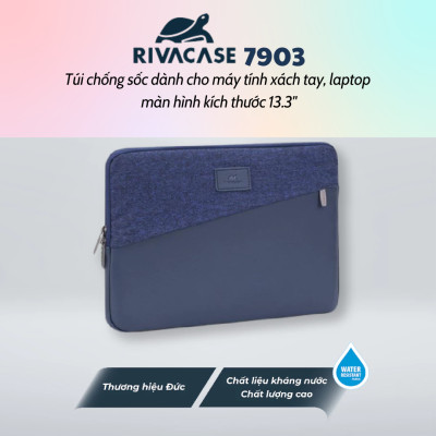 Túi Chống Sốc Rivacase 7903 dành cho Laptop 13.3 Inch - Bảo Hành 24 Tháng - Hàng Chính Hãng