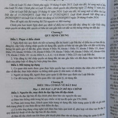 Sách Luật Đất Đai sửa đổi, bổ sung và Các Văn Bản Hướng Dẫn Thi Hành – Chính Sách Mới Về Giảm Tiền Thuê Đất - V2543D