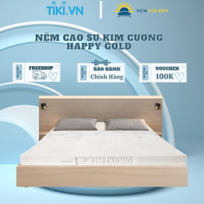 Nệm Cao Su Kim Cương Happy Gold KCCS1610 (160 x 200 x 10 cm)