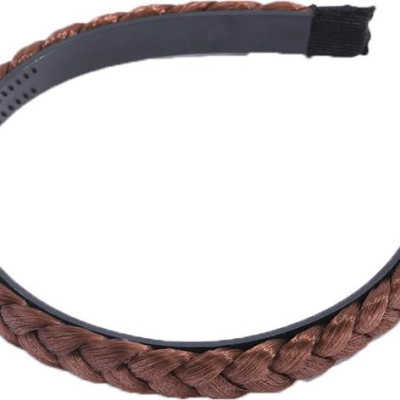 Bờm tóc nam nữ unisex kiểu giả tóc tết dễ thương BN97 mẫu mới - Nâu S3