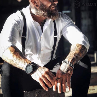 Suspender nam, Dây đai chữ Y bản 3,5cm đai 3 khóa chất liệu cao cấp WEMAN - SPD2201