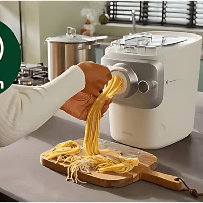 Máy làm mì bún Philips HR2660/00 serie 7000 màu trắng Hàng chính hãng