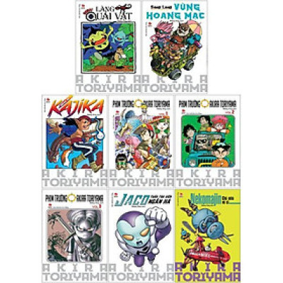 Combo Manga - Tuyển Tập Akira Toriyama (Bộ 8 Cuốn)