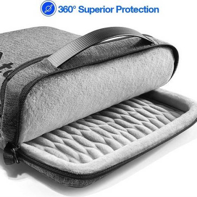 TÚI ĐEO CHÉO TOMTOC (USA) URBAN SHOULDER BAGS FOR ULTRABOOK 13″ GRAY