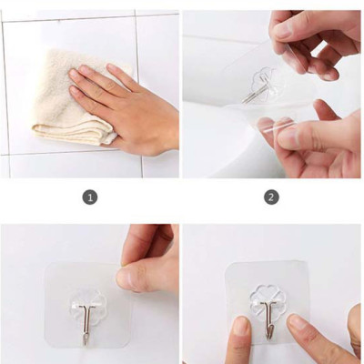 Combo 50 móc treo dán tường chịu lực 10kg siêu bền 