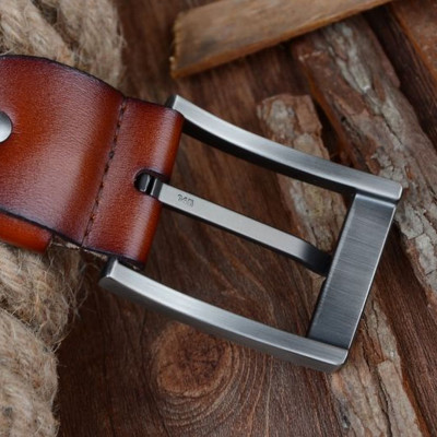 Thắt Lưng Da Bò Chính hãng COWATHER XF004 Nâu Vàng