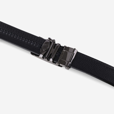 Thắt Lưng Nam Da Thật IDIGO MD1-4022 Màu Đen