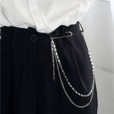 Chuỗi xích đeo quần thời trang unisex cá tính chain 2 lớp