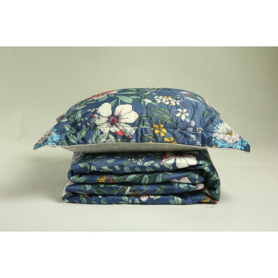 Bộ chăn ga gối EVERON cotton satin họa tiết Hoa EPC23043 nhiều kích thước