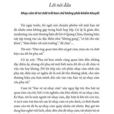 Nhạy Cảm - Tư Chất Trời Ban Không Nên Lãng Phí