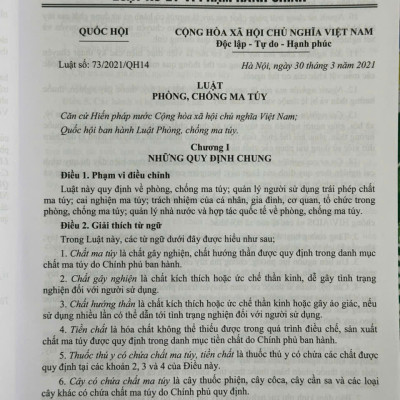 Sách Quy Định Chi Tiết Thi Hành Luật Phòng Chống Ma Tuý – Luật Xử Lý Vi Phạm Hành Chính về Cai Nghiện Ma Tuý - V2436A