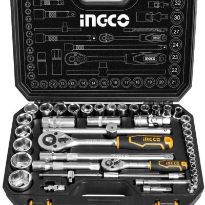 BỘ 44 ĐẦU TUÝP (1/4INCH+1/2INCH) INGCO HKTS42441 - HÀNG CHÍNH HÃNG