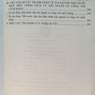 Hệ Thống Các Nghị Quyết Của Hội Đồng Thẩm Phán Tòa Án Nhân Dân Tối Cao Về Hành Chính, Kinh Tế, Thương Mại Và Hôn Nhân Gia Đình Từ Năm 2000 Đến 2023 