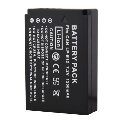 Pin Dành Cho Máy Ảnh Canon LP-E12 1250mAh Cao Cấp - Hàng Nhập Khẩu