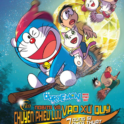 Doraemon - Movie Story Màu - Tân Nobita Và Chuyến Phiêu Lưu Vào Xứ Quỷ - 7 Dũng Sĩ Phép Thuật