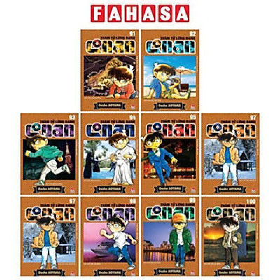Combo Manga - Thám Tử Lừng Danh Conan: Tập 91 - 100 (Bộ 10 Tập)