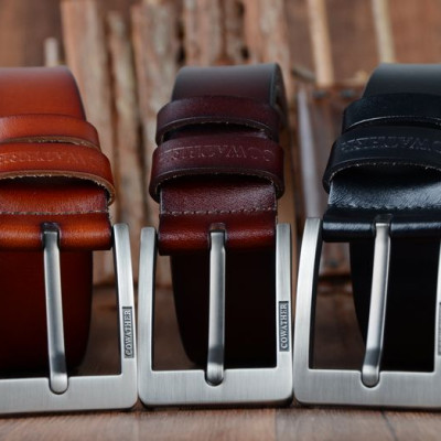 Thắt Lưng Da Bò Chính hãng COWATHER XF004 Nâu Vàng