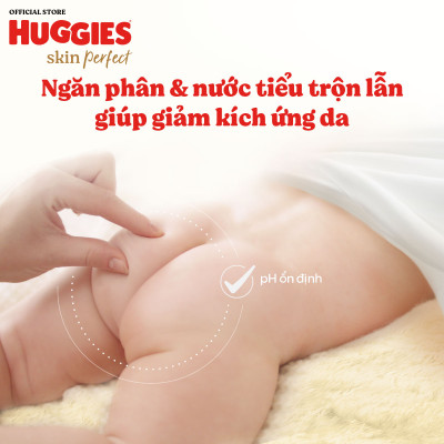 [Tặng thêm miếng] Thùng 3 gói Tã dán sơ sinh Huggies Tràm Trà NB70/S54/S80