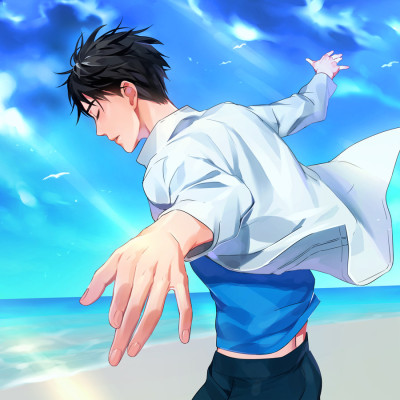 Tranh poster Yuri On Ice khổ A4 combo 10 tấm khác nhau 