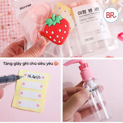 Bộ Chiết Mỹ Phẩm Du Lịch 5 Món ( Loại Xịn ) - Hàng Chính Hãng - Giao Màu Ngẫu Nhiên