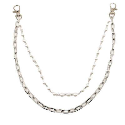Body Chain Dây Xích Đeo Đai Quần Dây Chuỗi Đeo Thắt Lưng Phụ Kiện Nam Nữ Cá Tính Unisex Mix Ngọc Trai Ấn Tượng