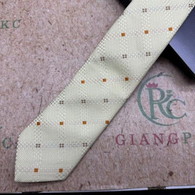 Cà vạt nam mẫu thắt sẵn dây kéo bản nhỏ 6cm mẫu mới t3/2024 màu kem chấm