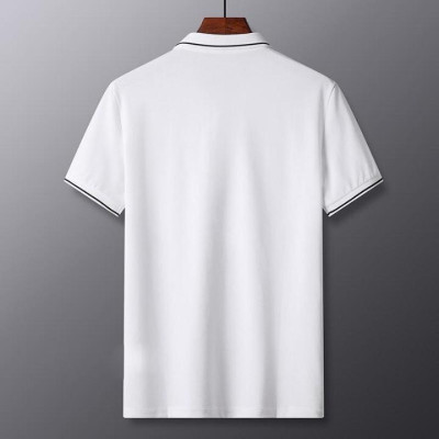 Áo Thun Có Cổ Màu Trắng Vải Cá Sấu Mè 4 Chiều Thời Trang 24h Dùng Chung Nam Nữ