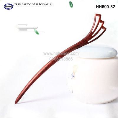 Trâm cài tóc bằng gỗ Cẩm Lai/Trắc (Đủ kiểu dáng) HH600 - phong cách cổ trang, điêu khắc sang chảnh HOT TREND cho nữ  - HAHANCO