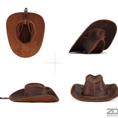 Mũ Cao Bồi Da Bò Thật, Nón Cowboy Xịn Phong Cách Cao Bồi Miền Tây